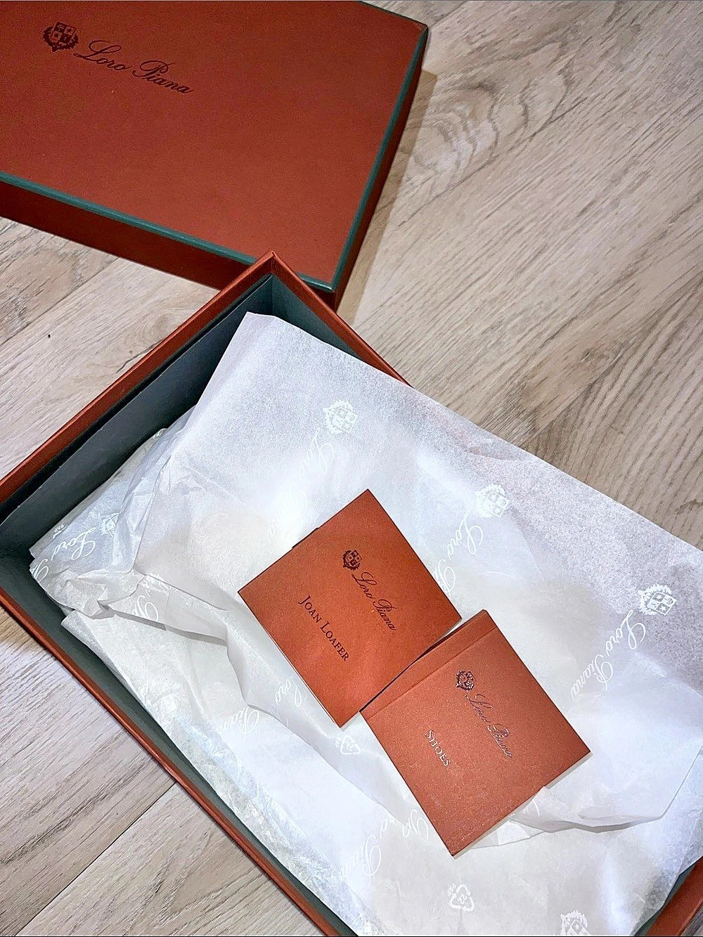 Loro Piana Joan Loafer Shoe Box with Booklets